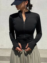 Women's Fall Pilates Quick-Dry Athletic Performance Jacket