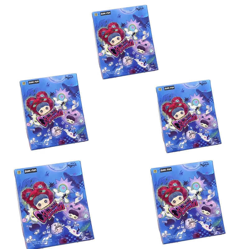 Maymei Crazy Circus Vinyl Plush Blind Box Bag Pendant Decoration Accessories Doll Cute Keychain Mystery Box Surprise Toy Gift