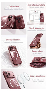 Baseus Clear Magnetic Case for iPhone 17 & 18 Pro Max