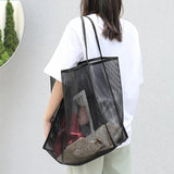Women's Mesh Tote Bag for Beach & Shopping