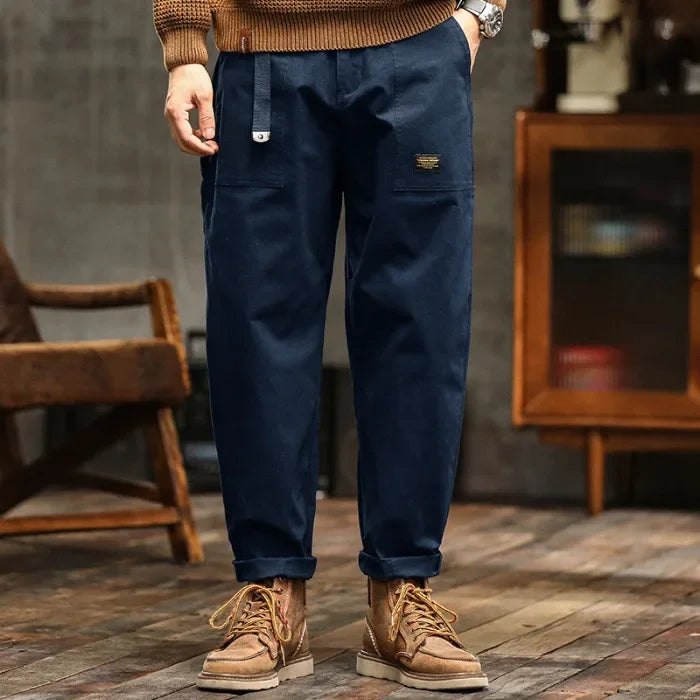 HIQOR Men's Relaxed Cargo Pants – Vintage Safari Style