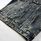 Washed Heavyweight Denim Jacket – Vintage Workwear