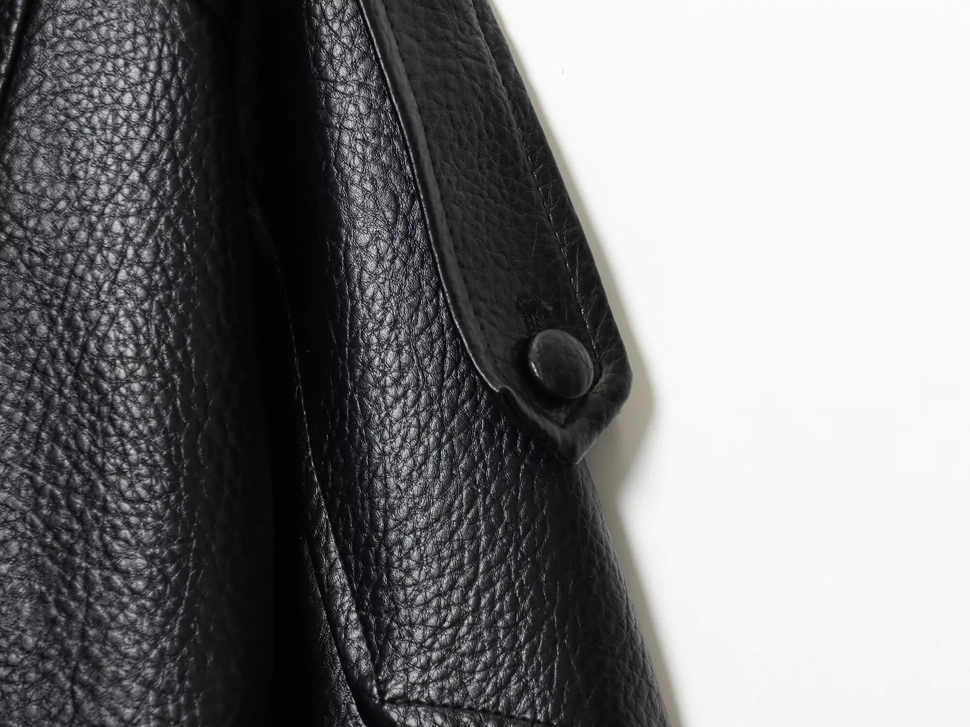 TFMLN Chic Black Faux Leather Jackets Women Long Sleeve Buttons Elastic Oversized Coats Fashion 2025 Autumn Winter Streetwear