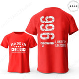 60th Birthday Vintage Graphic T-Shirt — Made in 1966 Men's Short Sleeve Tee