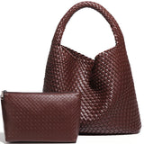 Hand-Woven Leather Tote & Shopper