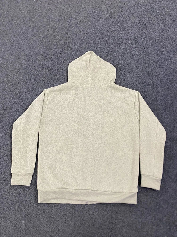 Reversible Plaid Zip-Up Hoodie