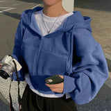 Women’s Fleece-Lined Cropped Hoodie