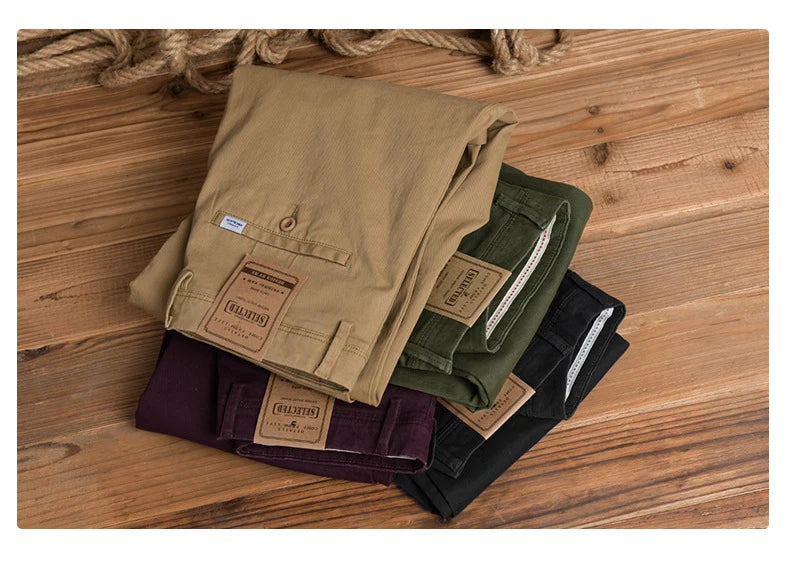 Men's Vintage Wide-Leg Cargo Trousers | Relaxed Fit