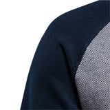 Spliced Streetwear Cardigan – High-Quality USA-Made Cotton Zip Sweater