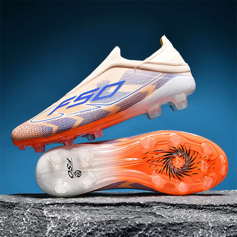 Men's Soccer Cleats with Lace-Up Fit