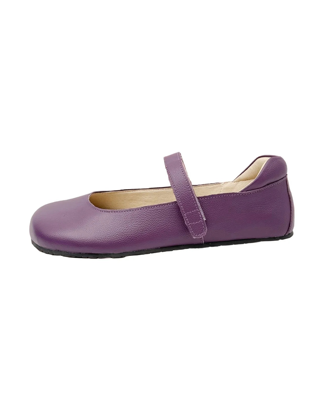 Tipsietoes 2026 Sprinng Autumn Barefoot Cow Suede Genuine Leather Women Ballerina With Zero Drop Flat Soft Sole Wider Toe Box