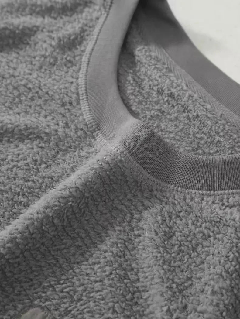 Outdoor Hiking and Cycling Casual Trend Loose and Smooth Fine Wool Soft and Comfortable Warm Base Layer T-shirt for Sports