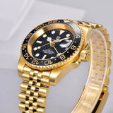 PAGANI DESIGN 40mm Automatic GMT Wristwatch Stainless Steel Waterproof Men Watch Top Brand Mechanical sports Watches Men PD-1662