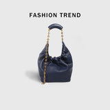 Mendy Women Bags Handbag Cloud Shape Versatile Women's Shoulder Bag Crossbody Underarm Bag Drawstring Desginer High Quality Soft