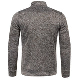 Men's Sweatshirts Half Zipper Pullover Male Long Sleeve Flleece Sweater Standcollar Snowflakes Hoodies Men Clothes
