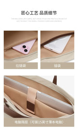 GOLF Women Business Handbag Briefcase Laptop Bag 15 Inch Waterproof Work Office Bag for Ladies Commuter Shoulder Bags Computer