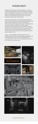 MOONDROP Old Fashioned On-Ear Headphones — 40mm Driver