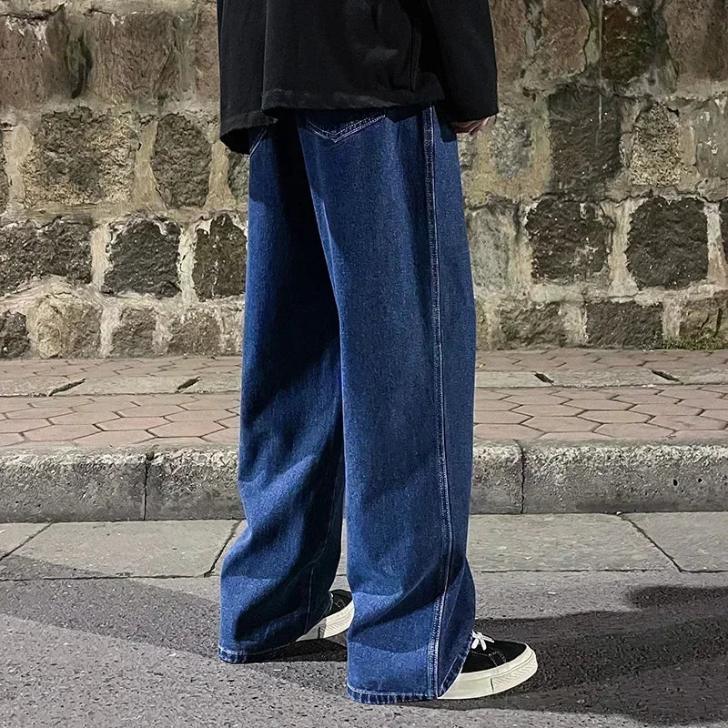 Men’s Retro Relaxed Straight-Leg Denim Jeans