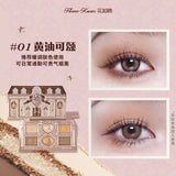 Little Angel Flower Knows Eyeshadow Palette Eye Glitter Make Up Palette Long Lasting 9 Color Eye Shadow For Girl And Women