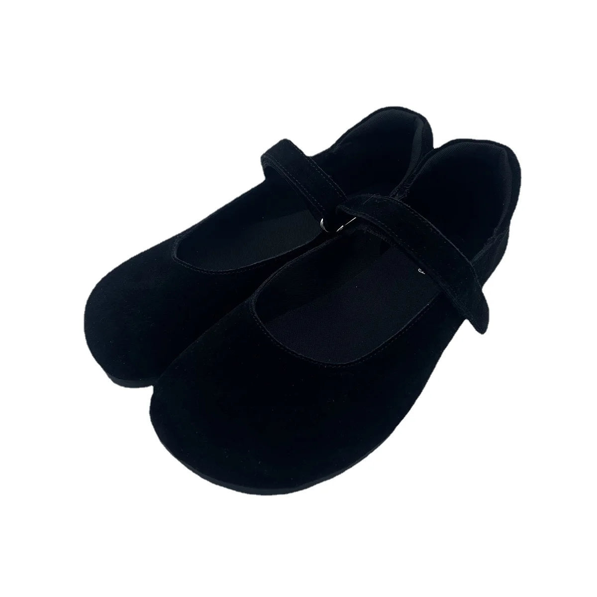 Tipsietoes 2026 Sprinng Autumn Barefoot Cow Suede Genuine Leather Women Ballerina With Zero Drop Flat Soft Sole Wider Toe Box
