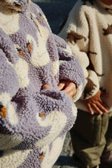 Kids' Sequin Lambswool Winter Jacket