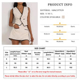 TTQV Summer Slim Khaki Cotton 2 Piece Set Woman Outfit 2025 Fashion Sleeveless Crop Top With High Waist Shorts Set Streetwear