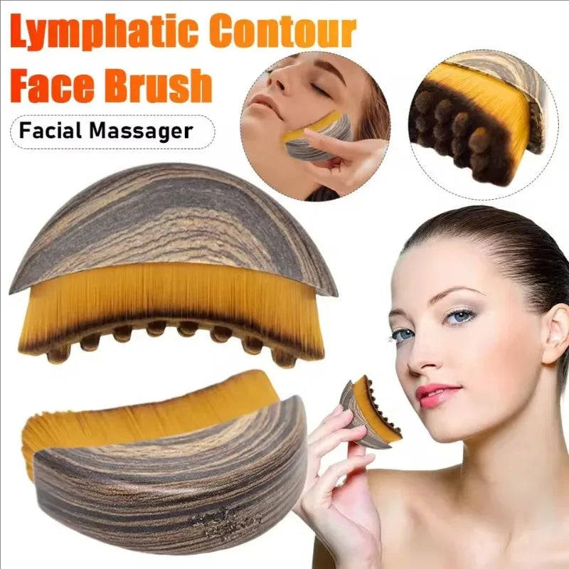 Lymphatic Contour Face Brush – Sculpting & Drainage Massager