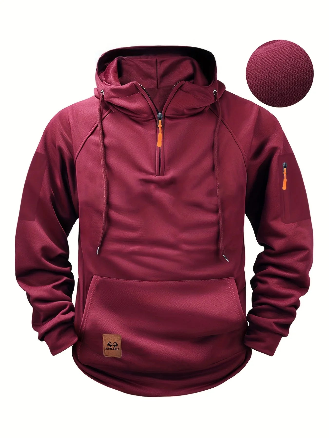 Multi-Pocket Zippered Tech Hoodie