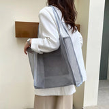 Women's Mesh Tote Bag for Beach & Shopping