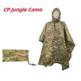 Waterproof Camo Rain Poncho – Unisex Outdoor Gear