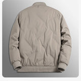 Men's Quilted Stand-Collar Zip Jacket | Warm & Relaxed Fit