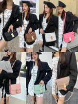 Women’s Genuine Leather Shoulder Bag 2025 Trend Brand Small Square Bags Luxury Designer Handbag Fashion Messenger BagsTofu Bags