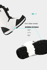 Adult Snowboarding Shoes Snow Boots Man Wire Buckle Models Fast Wear Ski Shoes Men Women Ski Equipment Warm Anti Ski Boots