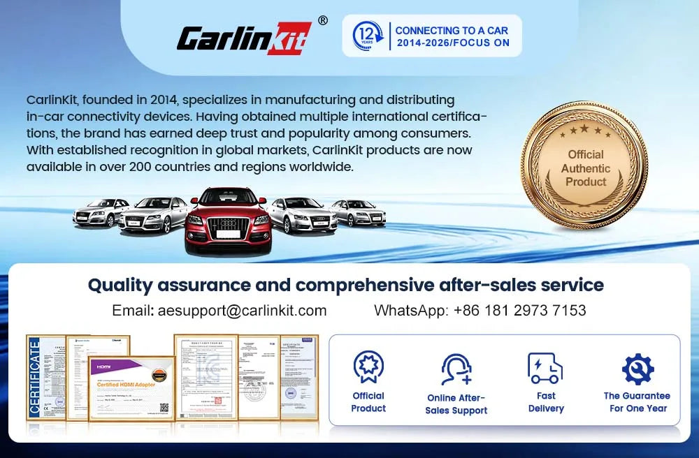 Carlinkit Android 13 Wireless CarPlay & Android Auto AI Box