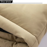 Autumn Winter Men Outdoor Removable Hooded Windbreak Jacket Coats Men Warm Outwear Casual Fashion Solid Parkas Jacket Male Tops
