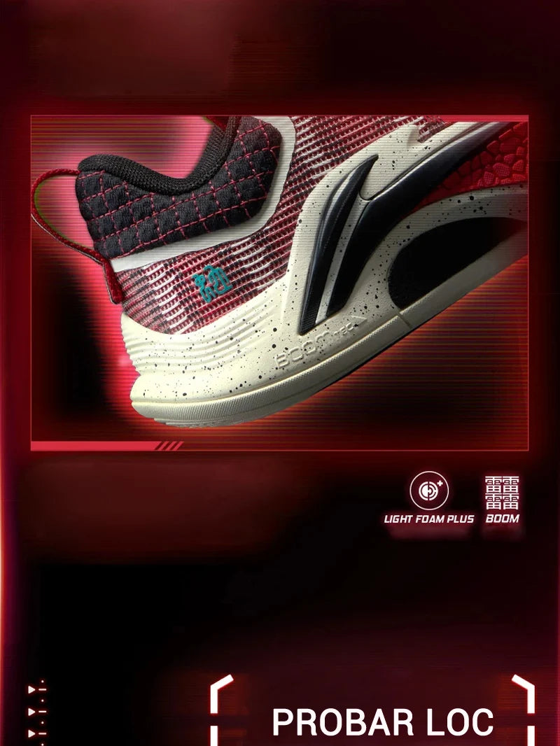 Li-Ning Men's BAD5 DOMINATOR I Outdoor Basketball Shoes BOOM Cushion Stable Support LiNing Wearable Sport Shoes ABFV003