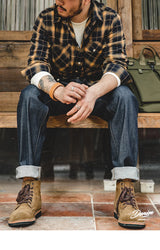 MADEN 13.5oz Selvedge Raw Denim Jeans – Men's Straight Fit