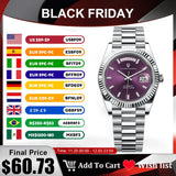 PAGANI DESIGN DD40 Men's Watches 2025 Top Luxury Automatic NH36A Mechanical Wristwatches AR Sapphire Mirror Watch For Men Clock