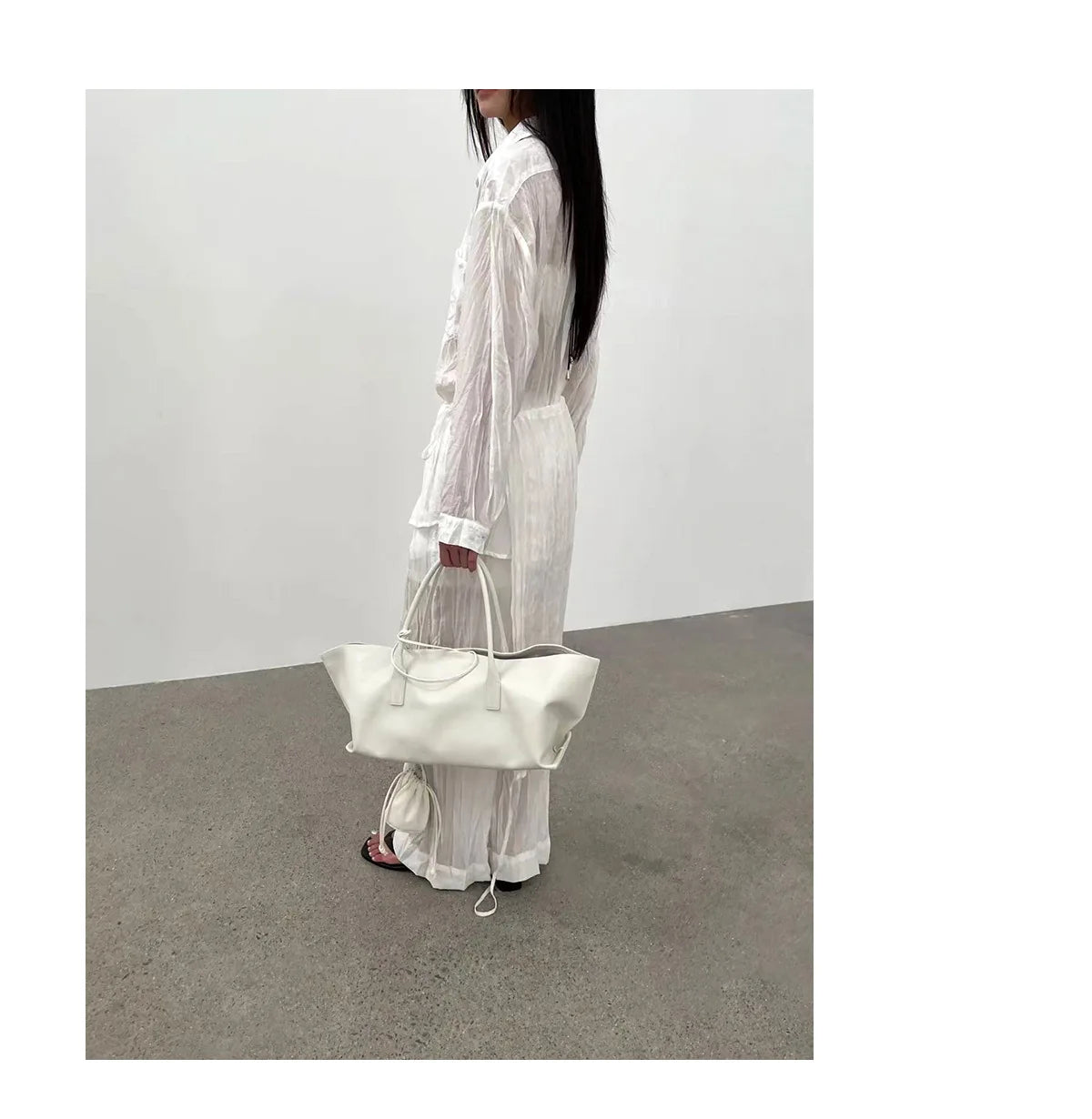 Motingsome Luxury Niche First-layer Cowhide Tote Bag Woman Large Capacity Shoulder Underarm Bag Casual Tote Big Handbag 2025 New