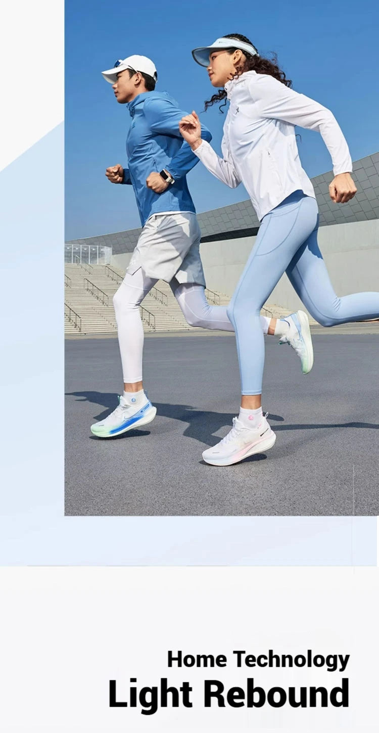 Xtep Kunpeng Running Shoes for Men 2025 Summer Shock-absorbing Rebound Lightweight Breathable Mesh Sport Shoes 875219110025