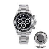 Sugess Panda Chronograph 39mm Automatic Watch