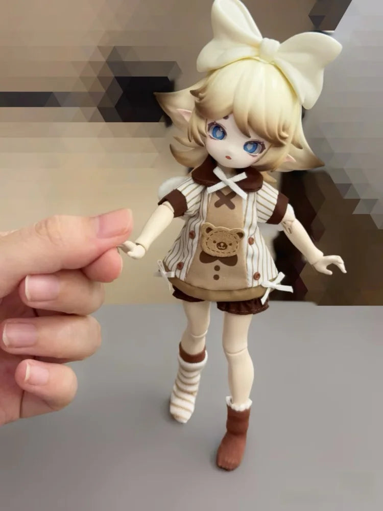 New Mushroom Bjd Blind Box 12-Figure Bjd Collectible Action Figures Trendy Cute Accessories Desktop Decorations Gift For Girl