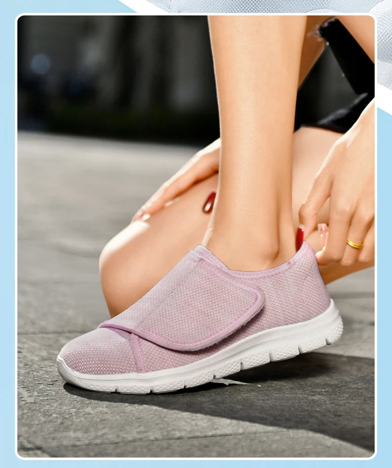 Wide-Fit Orthopedic Comfort Flats for Women
