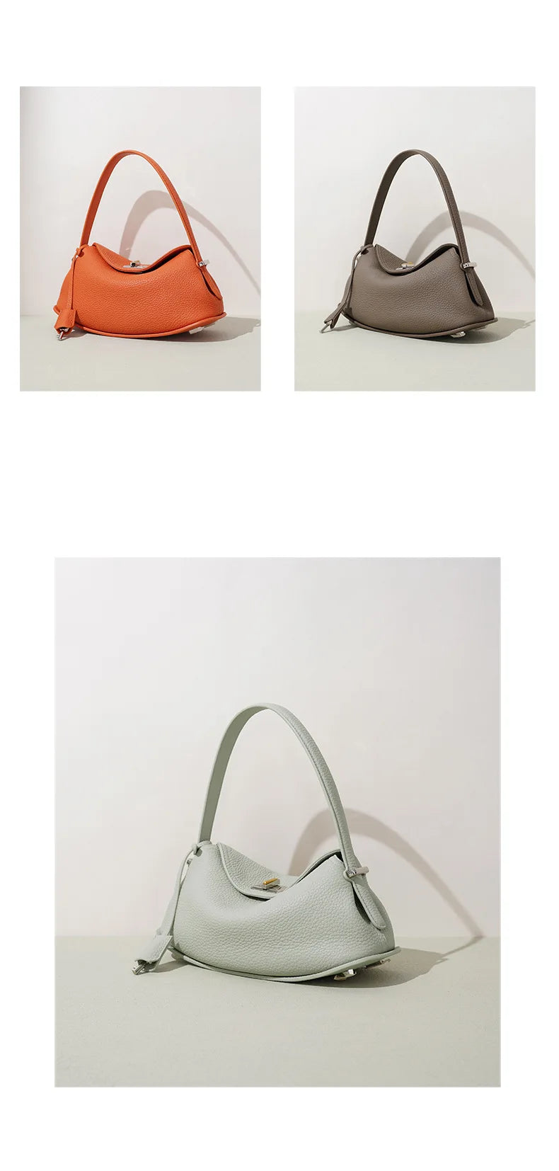 MOTINGSOME Spring Satchel Bag Luxury Designer Woman Genuine Leather Saddle Purse Shoulder Handbag 2026 New in Mini Tote