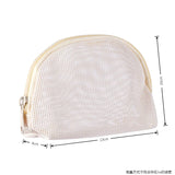 Large Mesh Makeup Bag for Women Portable Breathable Cosmetic Organizer Bag Travel Makeup Pouch with Simple Design