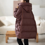 Women’s Oversized White Duck Down Puffer
