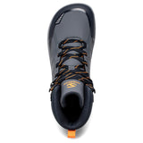 HOBIBEAR Unisex Mid Top Barefoot Shoes Mens Womens Wide Toe Artificial Leather Hiking Boots Outdoor Non-Slip Trail-Running Shoes