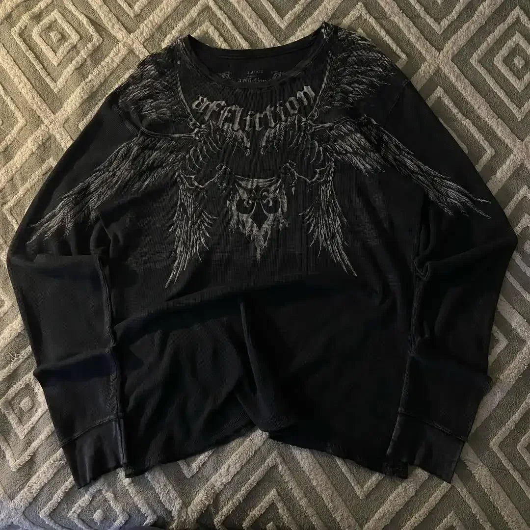Y2K Gothic Harajuku Long Sleeve Tee