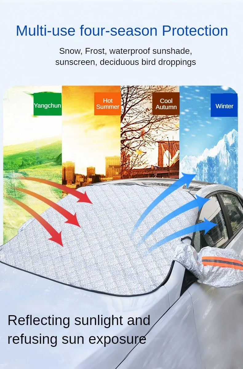 LEIBOO Magnetic Car Snow Cover & Windshield Protector