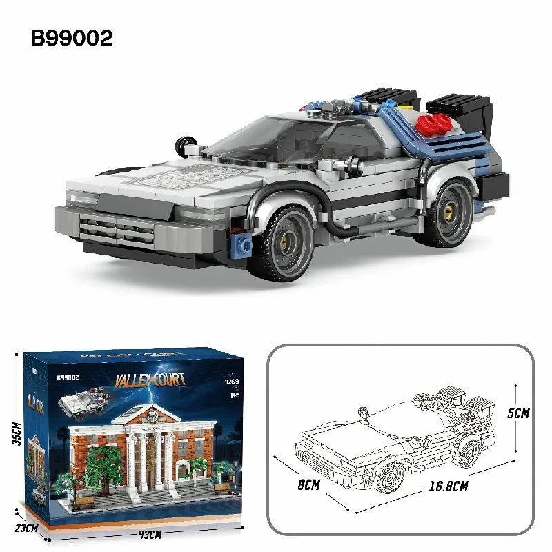 Movie Valley Court Modular Buildings Blocks City View Future Courthouse Mall Architecture Model Kit Boys Toy Adults Gift 4269PCS